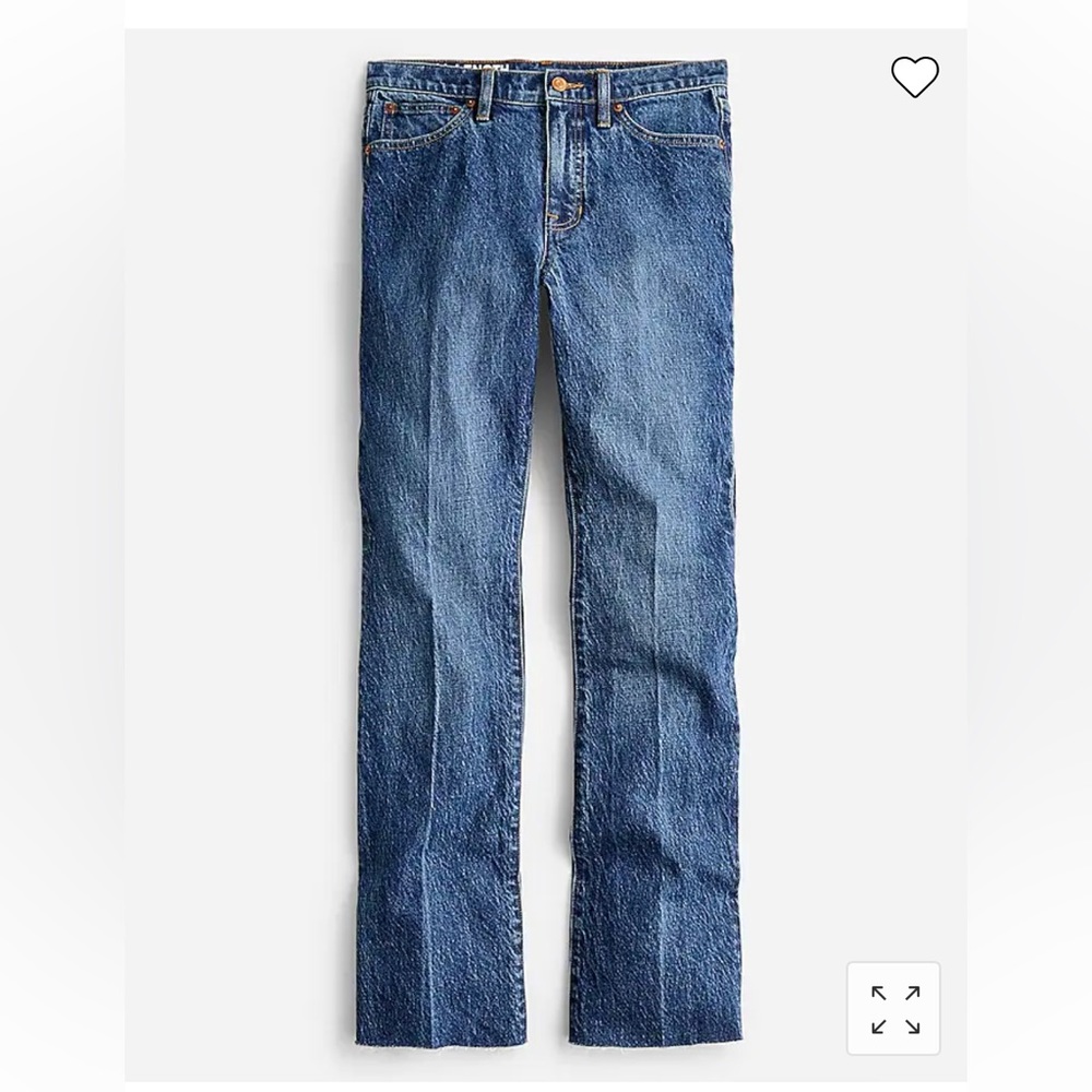 NWOT J. Crew full length demi boot jeans